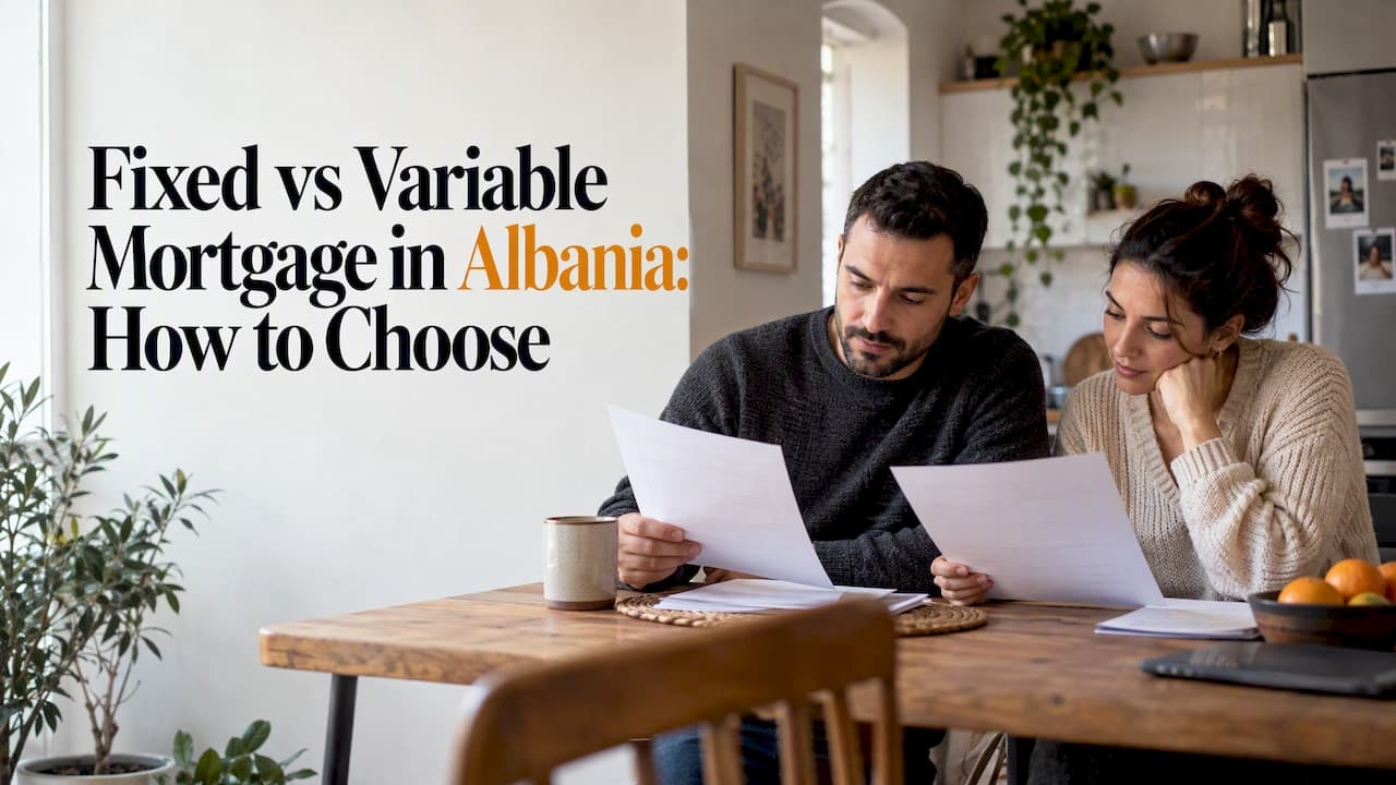 Fixed vs Variable Mortgage in Albania: How to Choose